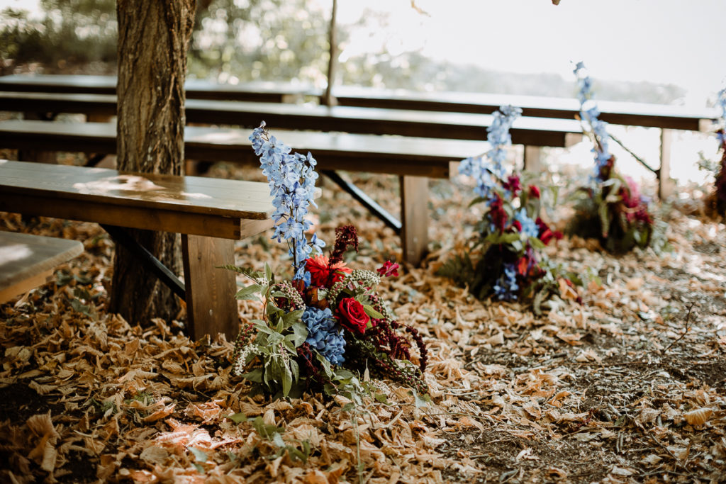 mariage dans les bois noces sauvages en forêt