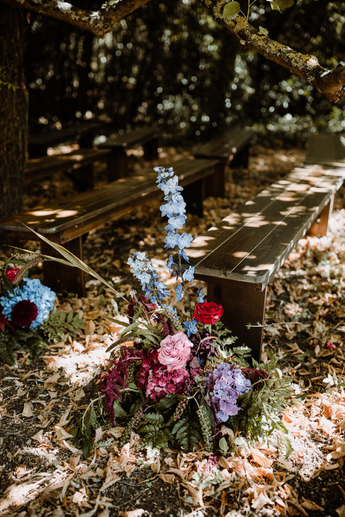 mariage dans les bois noces sauvages en forêt