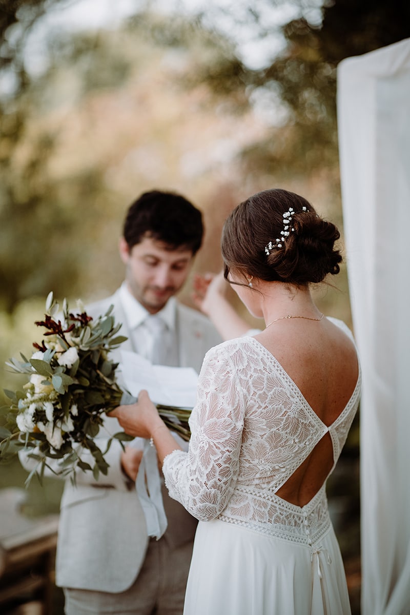 domaine mariage moulin de nartaud photographe cérémonie laïque