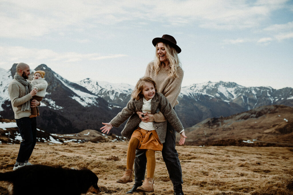 séance photo à la montagne dans les Pyrénées