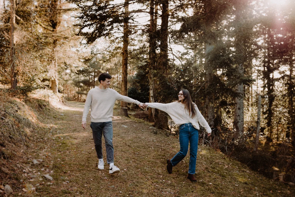 séance photo couple dans les Pyrénées