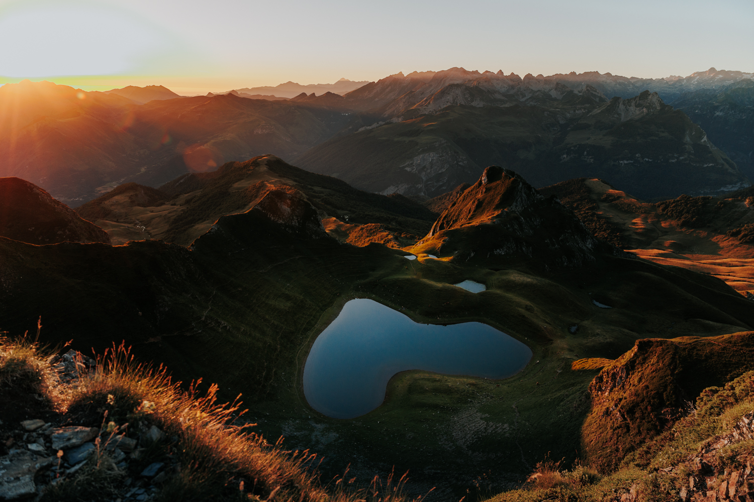 photographe Pyrénées lac du montagnon